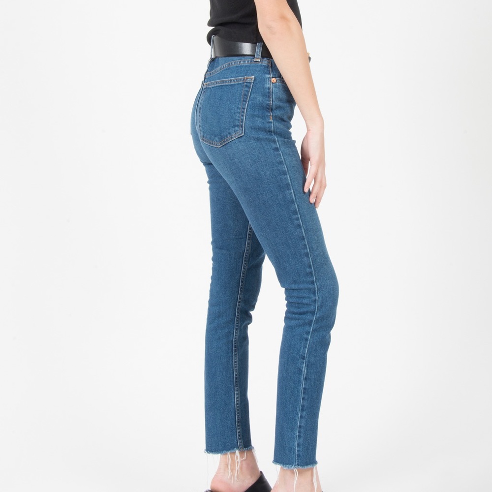 RE/DONE | Originals High Rise Dark Stretch Jeans